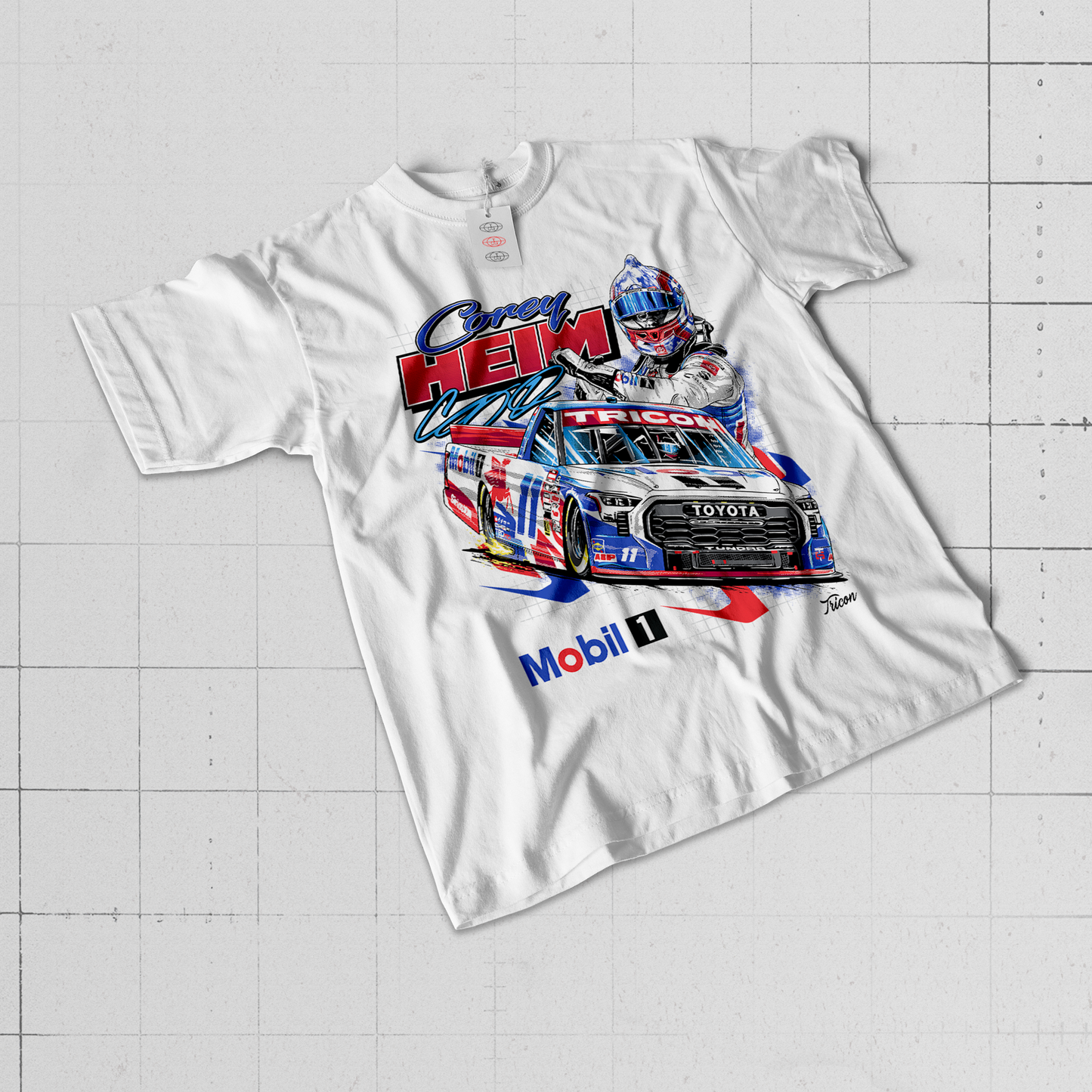 Corey Heim Mobil 1 Tee