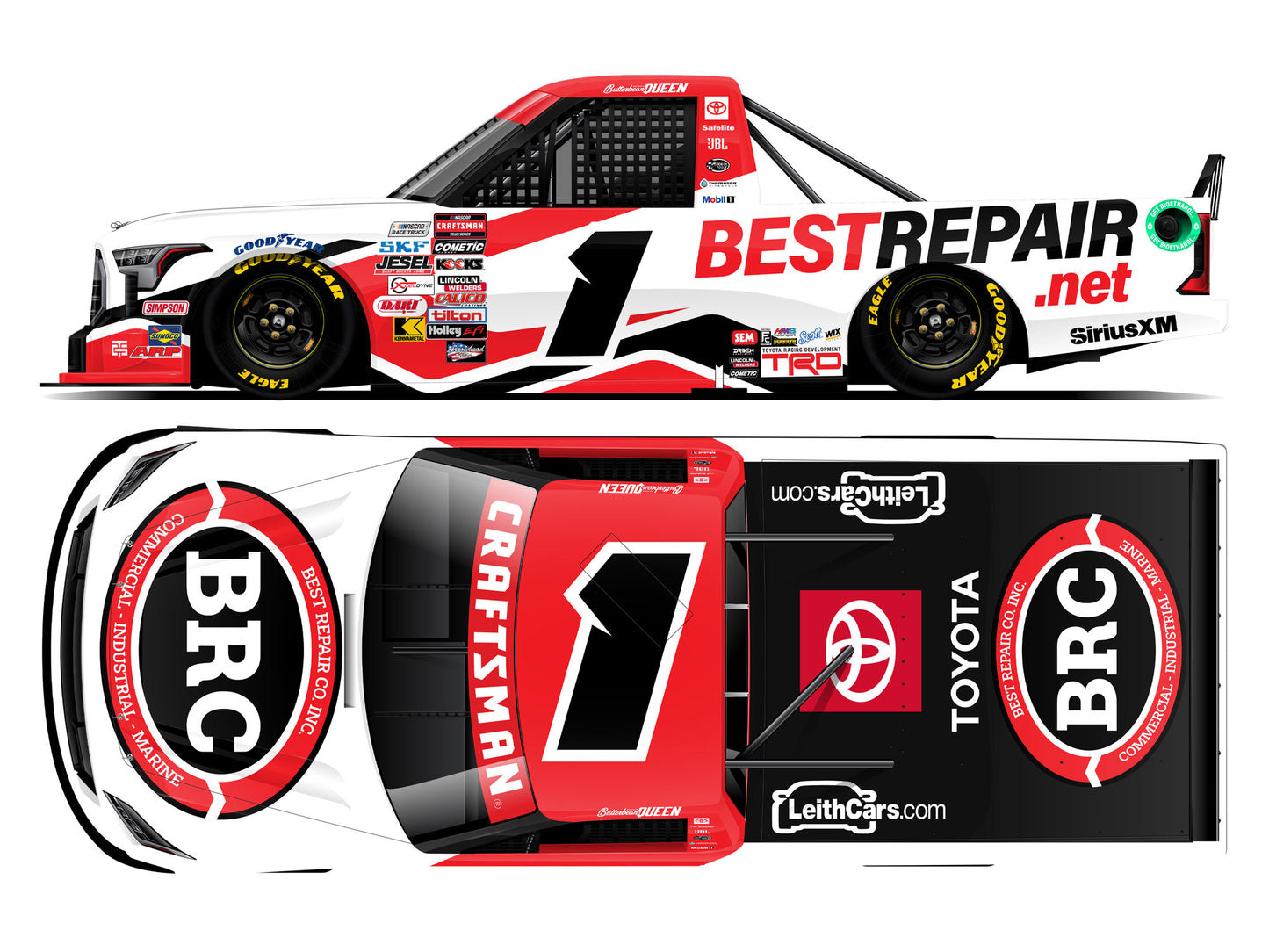 BRENDEN QUEEN 2024 BEST REPAIR CO. TRUCK DIECAST