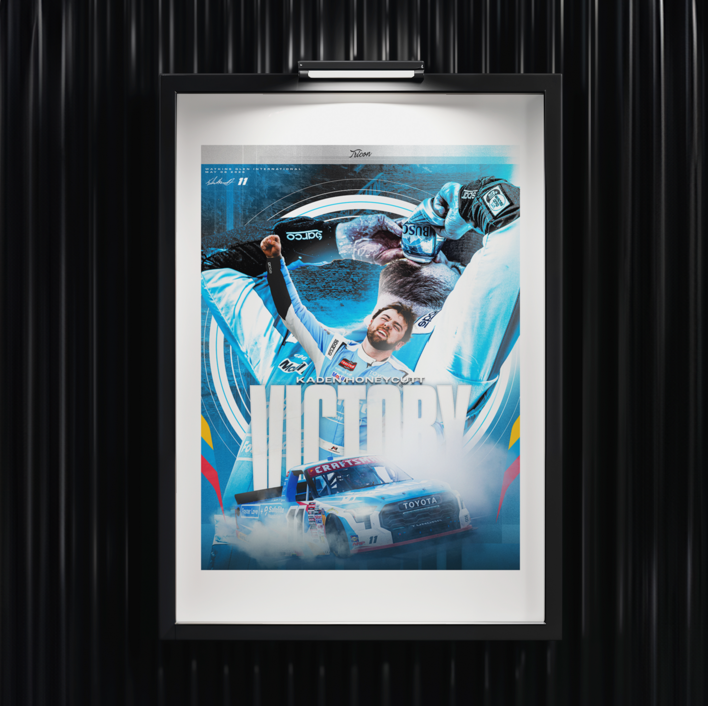 Limited Edition Kaden Honeycutt Signed Win Poster